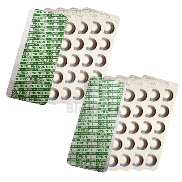 100 Tabletten DPD1 und PhRed RAPID
