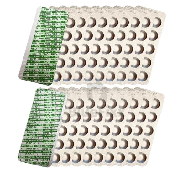 200 Tabletten DPD1 und PhRed RAPID